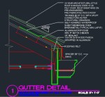 Roof Gutter Detail - CAD Files, DWG files, Plans and Details