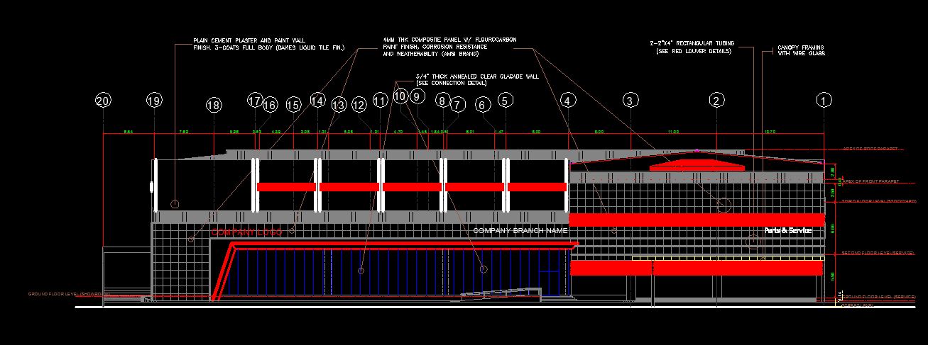 Car Showroom Design - Cad Files, Dwg Files, Plans And Details