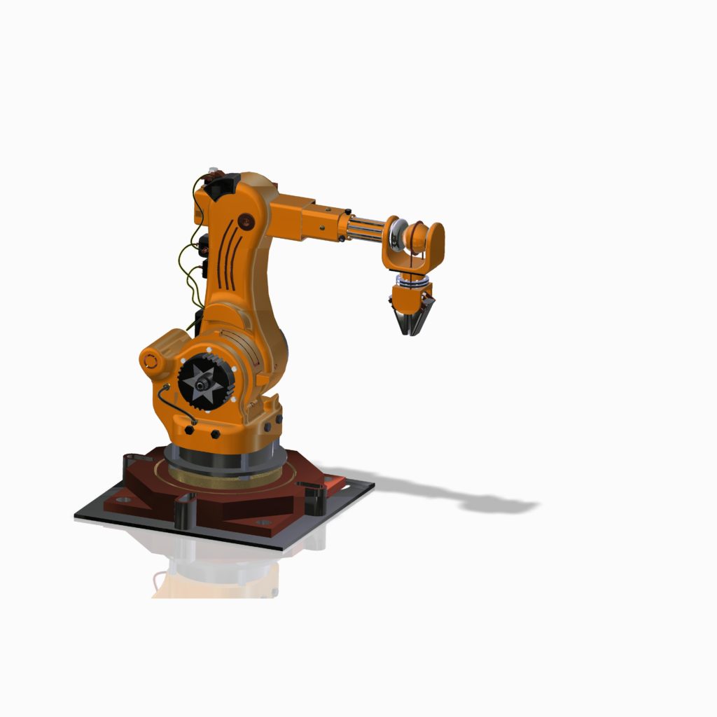 Pick & Place Industrial Robot - CAD Files, DWG files, Plans and Details