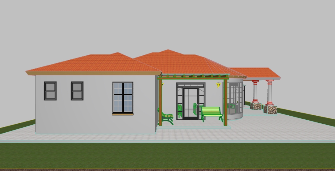 THREE BEDROOM SELF CONTAINED HOUSE CAD Files DWG Files Plans And Details