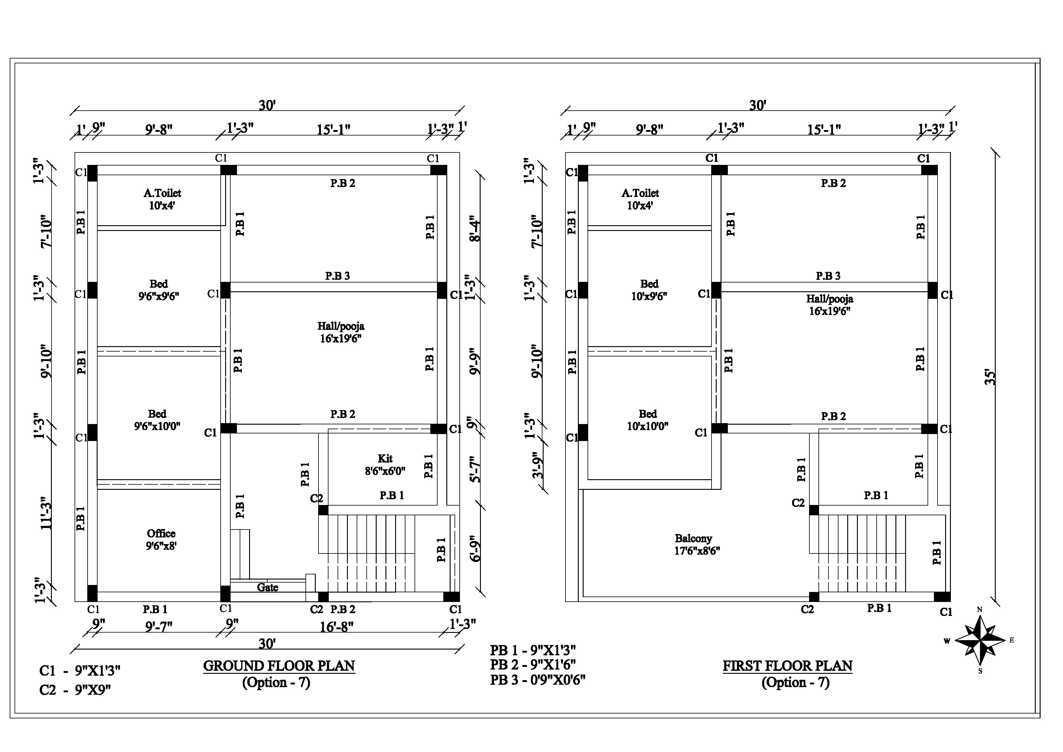 Residential Villa Scheme Plan With Structural Plan CAD Files DWG Files Plans And Details