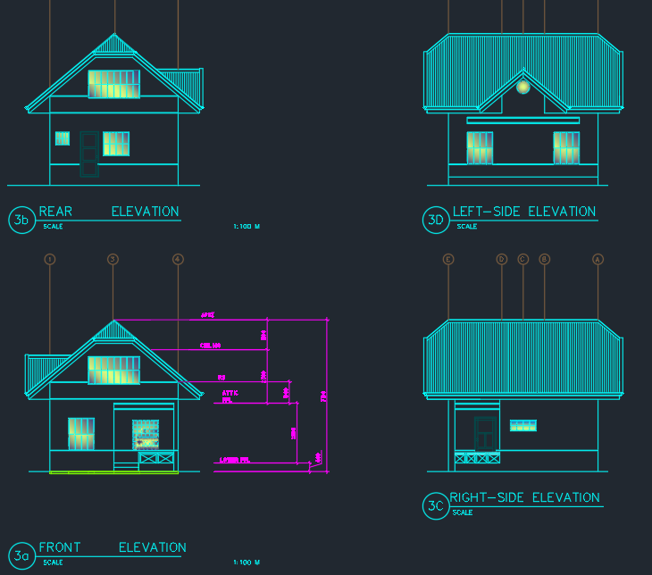 Attic House Plan CAD Files DWG Files Plans And Details