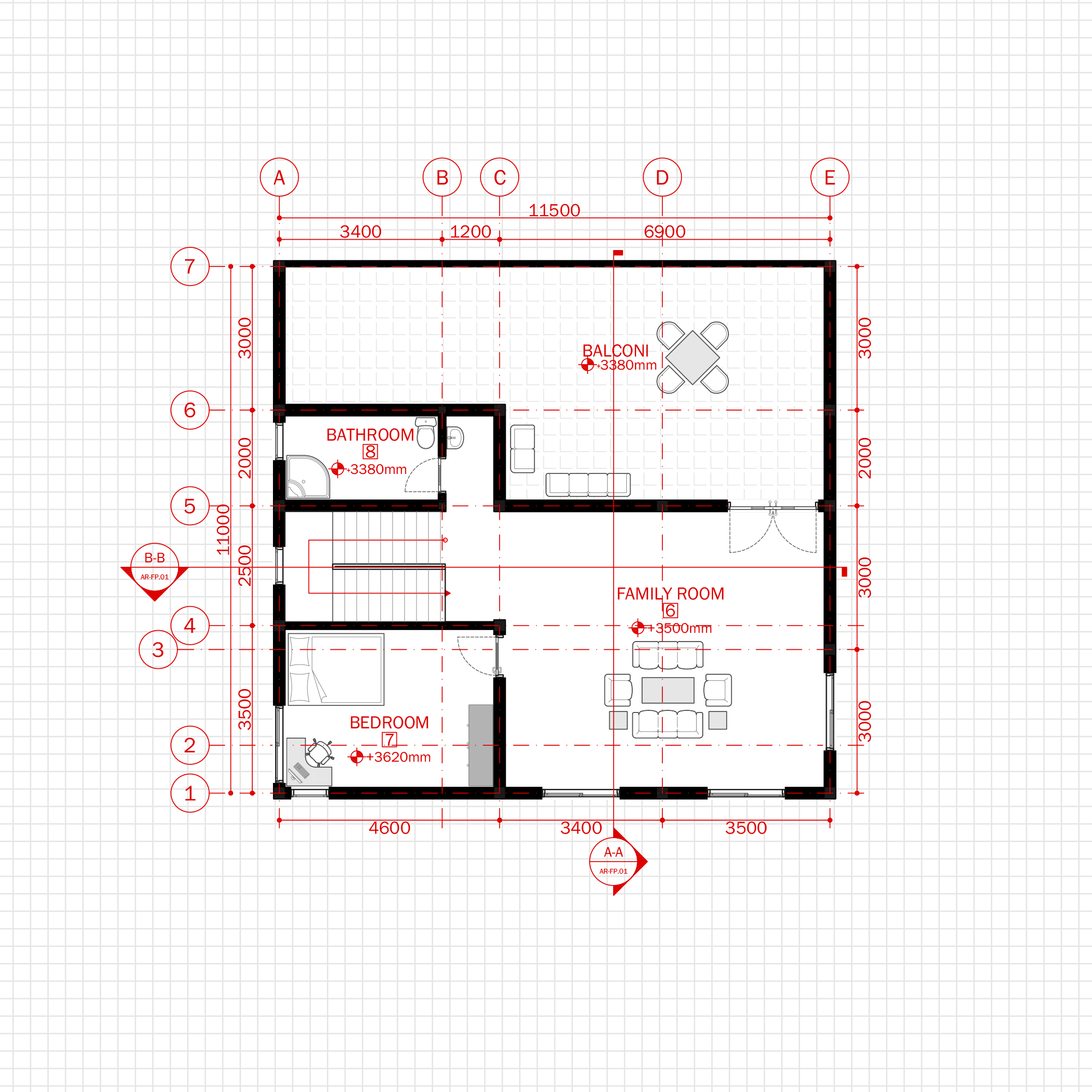 Simple Modern House 1 Architecture Plan With Floor Plan Metric Units CAD Files DWG Files