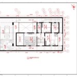 Residential Modern Villa 3 Architecture Plan with floor plan metric ...