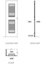 ALUMINIUM LOUVRE - CAD Files, DWG files, Plans and Details