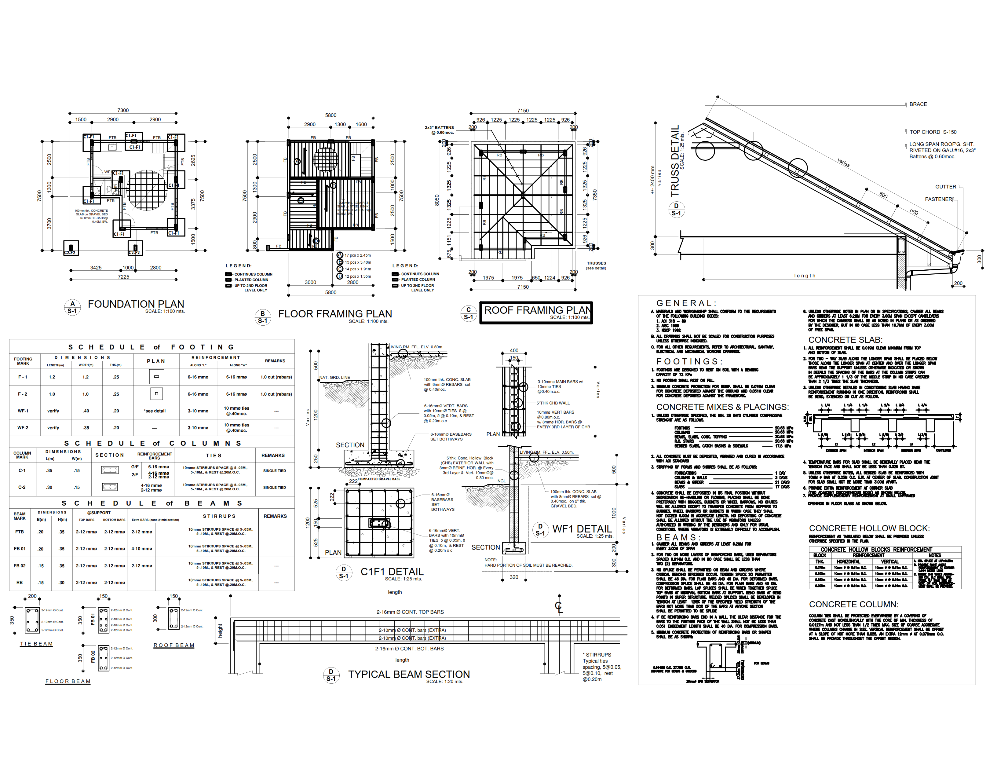 STRUCTURAL TEMPLATE FOR RESIDENTIAL ONLY CAD Files DWG Files Plans And Details