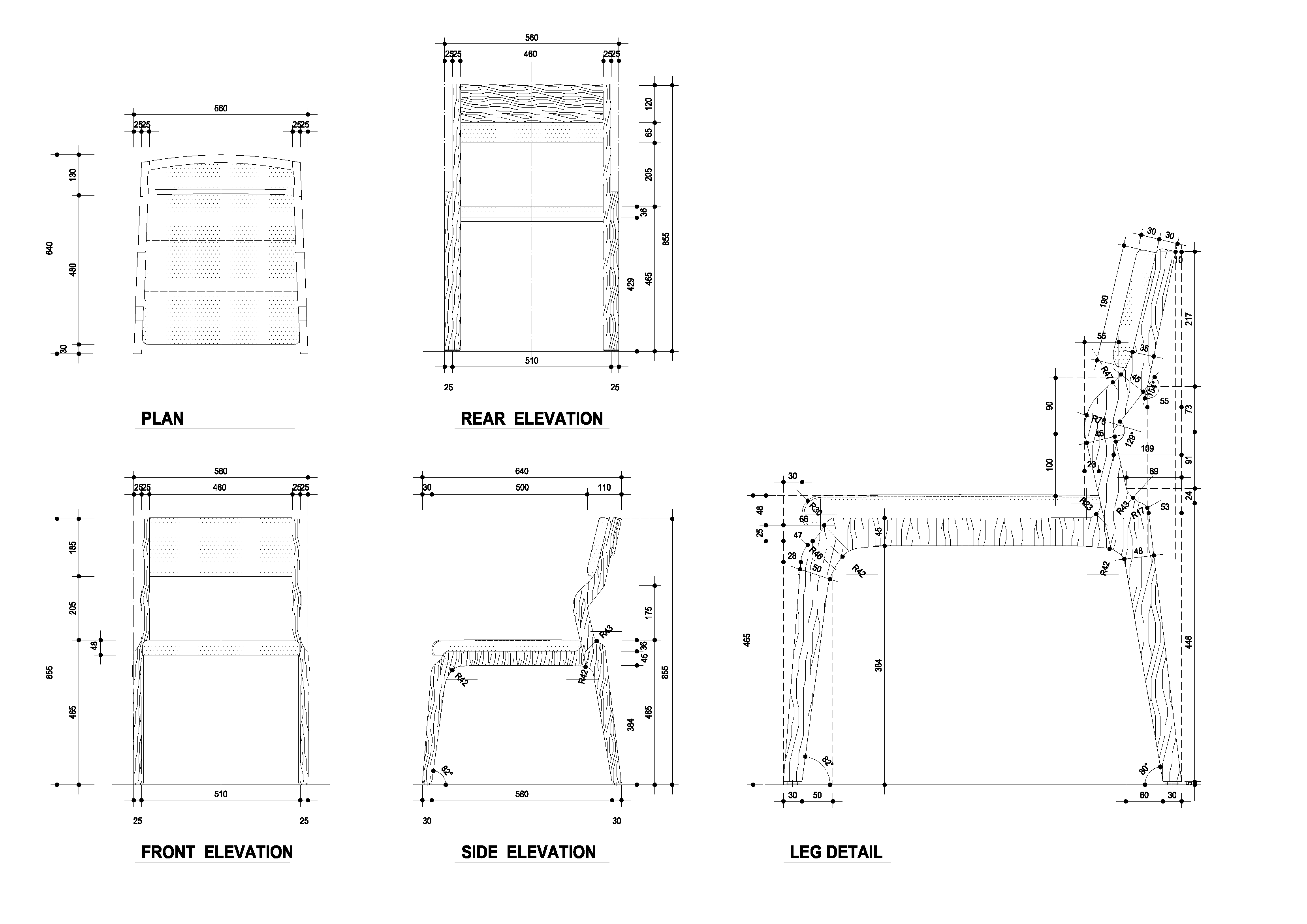 chair-40 - CAD Files, DWG files, Plans and Details