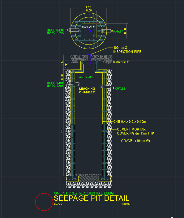 Seepage Pit Detail - PlanMarketplace