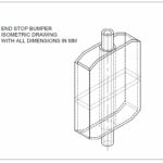 END STOP BUMPER (CRANE STOPS) ISOMETRIC DRAWING