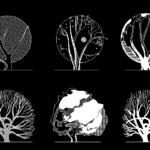 Architectural Graphic Trees Drawings