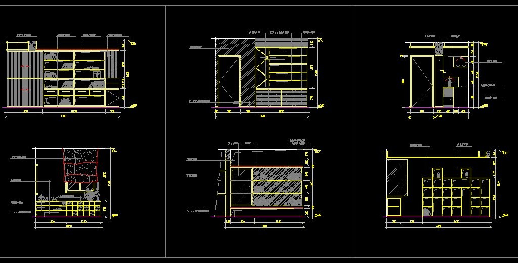 Study Room Design Drawings V.1】★ - CAD Files, DWG files, Plans and Details