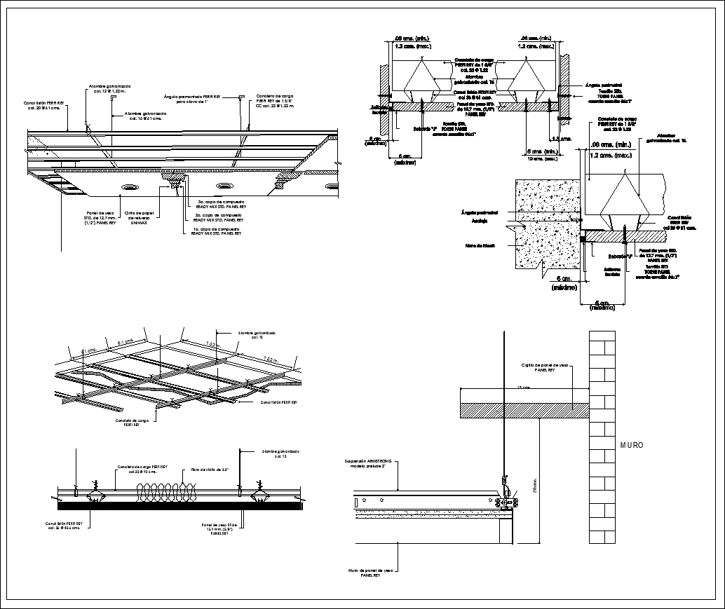 Ceiling Details V2】★ CAD Files, DWG files, Plans and Details