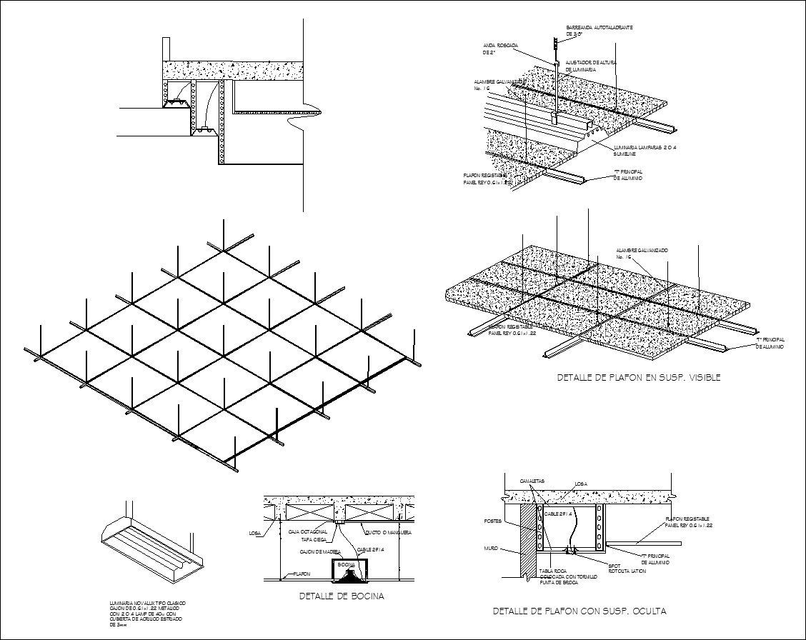 Ceiling Details V2】★ CAD Files, DWG files, Plans and Details